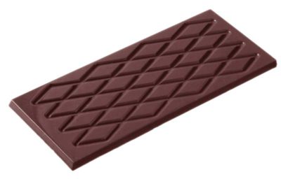 Chocolate World Frame Moulds - CW2091 - Tablet 24 Gr - 24gm - 129x52x4mm