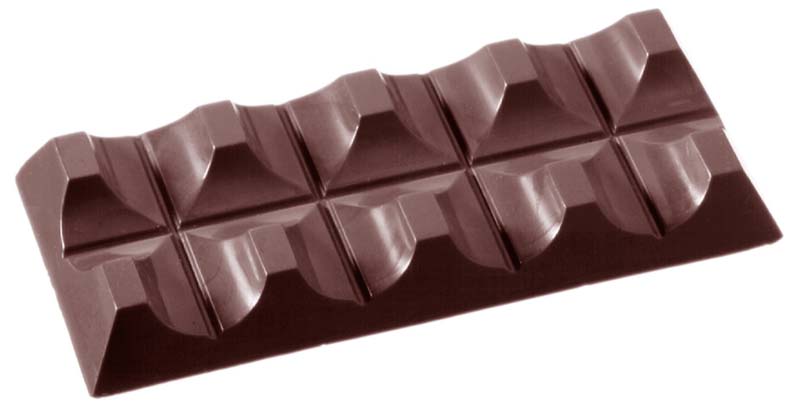 Chocolate World Frame Moulds - CW2093 - Tablet 2X5 24 Gr - 24gm - 85x38x9mm
