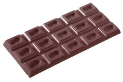 Chocolate World Frame Moulds - CW2102 - 3X5 Oval - 75gm - 155x72x9mm