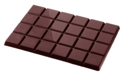 Chocolate World Frame Moulds - CW2104 - Tablet 4X6 Flat 210 Gr - 210gm - 160x110x11mm