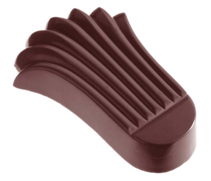 Chocolate World Frame Moulds - CW2105 - Cup Bear Claw - 98gm - 105x68x19mm