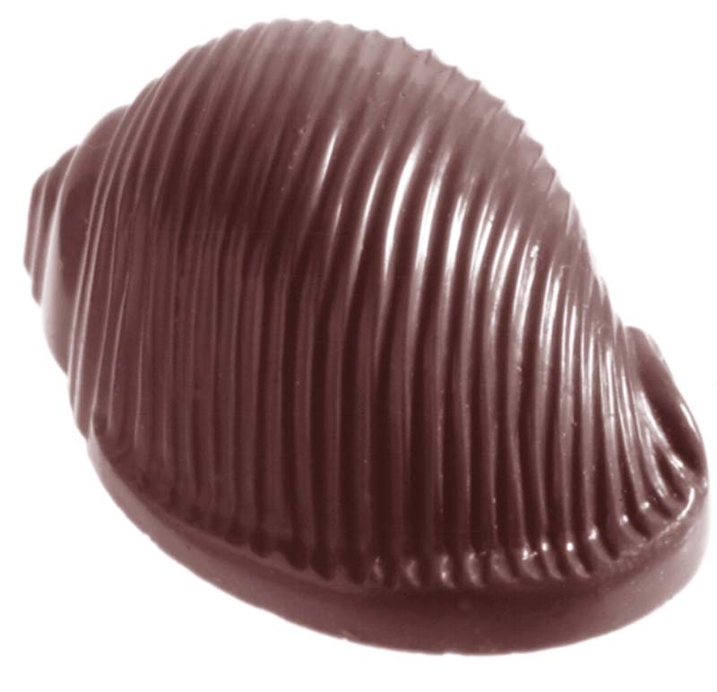 Chocolate World Frame Moulds - CW2118 - Cockle - 16gm - 42x32x19mm