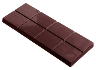 Chocolate World Frame Moulds - CW2119 - Tablet 2X4 Flat - 491gm - 250x103x16mm
