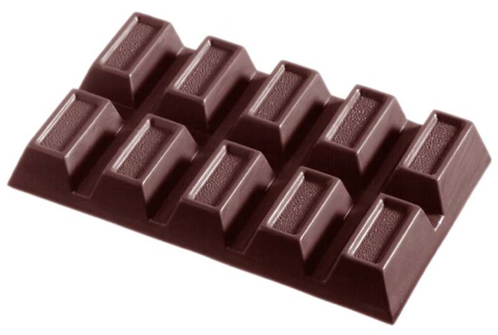 Chocolate World Frame Moulds - CW2123 - Tablet - 53gm - 95x59x11mm