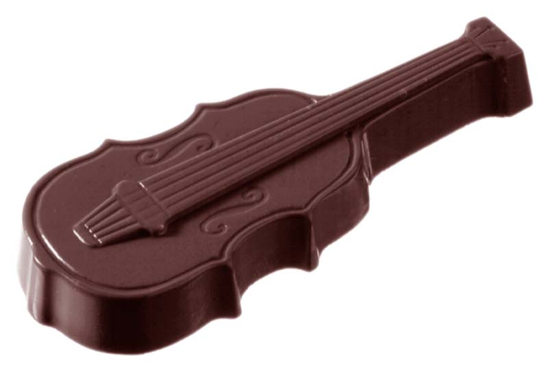 Chocolate World Frame Moulds - CW2126 - Violin - 14gm - 74x30x8mm