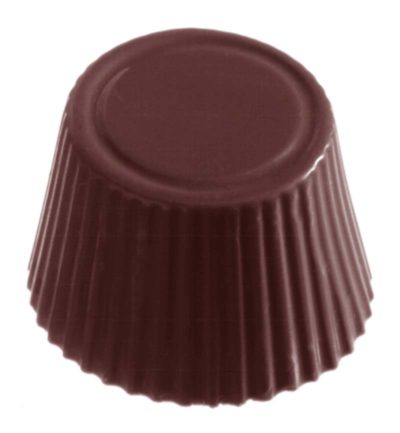 Chocolate World Frame Moulds - CW2130 - Cup Round - 14gm - 30x30x19mm