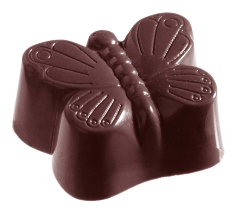 Chocolate World Frame Moulds - CW2132 - Butterfly - 15gm - 38x27x16mm