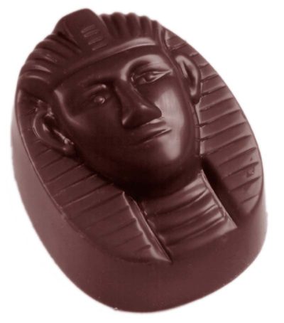 Chocolate World Frame Moulds - CW2134 - Pharaoh - 15gm - 41x31x18mm