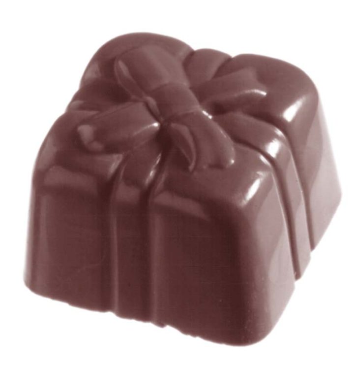 Chocolate World Frame Moulds - CW2135 - Present - 17gm - 29x29x20mm