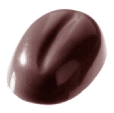 Chocolate World Frame Moulds - CW2142 - Coffee Bean 2 Gr - 2gm - 22x15x8mm