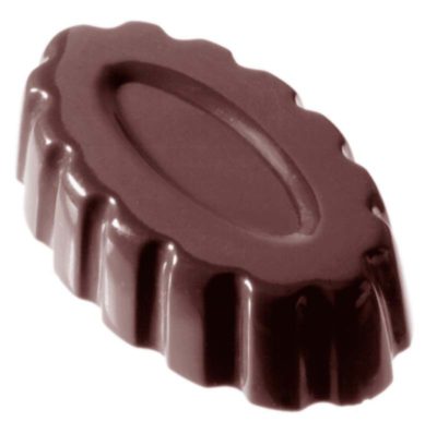 Chocolate World Frame Moulds - CW2149 - Marie José Oval - 19gm - 52x29xN/Amm