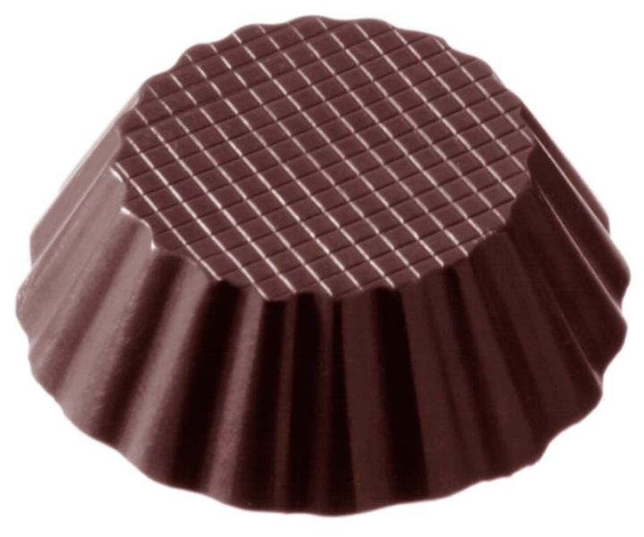 Chocolate World Frame Moulds - CW2152 - Mini Cup - 19gm - 44x44x13mm