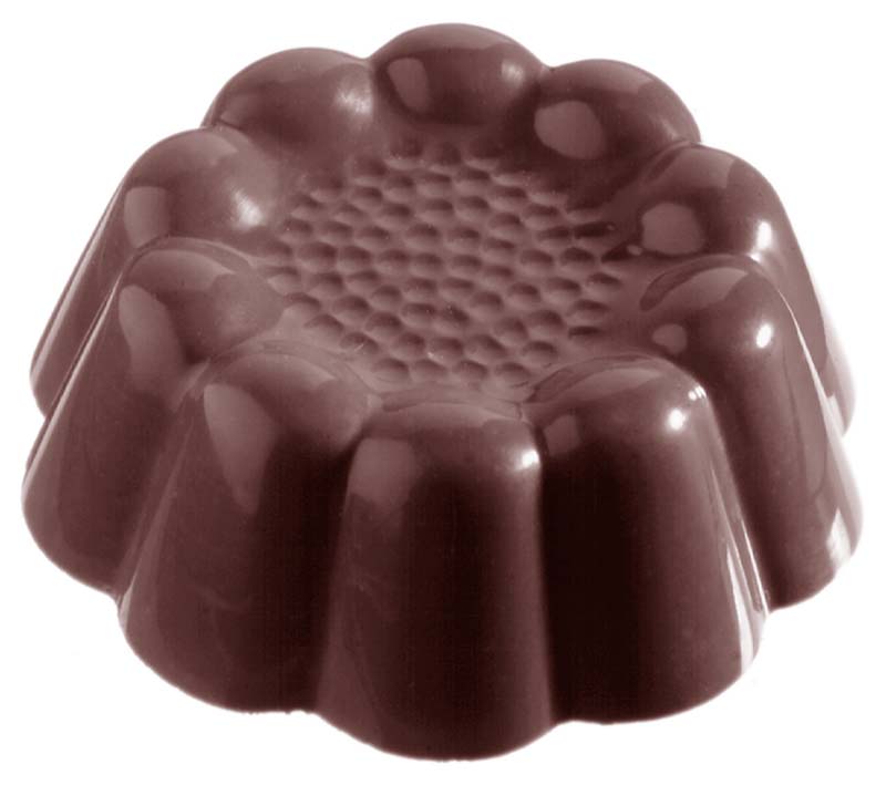 Chocolate World Frame Moulds - CW2154 - Cup Turban - 65gm - 68x68x23mm
