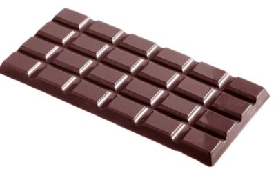 Chocolate World Frame Moulds - CW2162 - Tablet 100 Gr - 100gm - 155x77x9mm