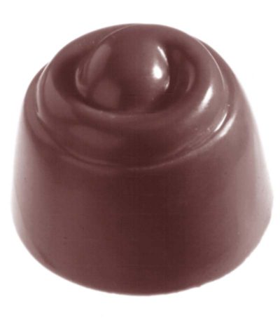 Chocolate World Frame Moulds - CW2171 - Cherry Twisted - 15gm - 31x31x22mm