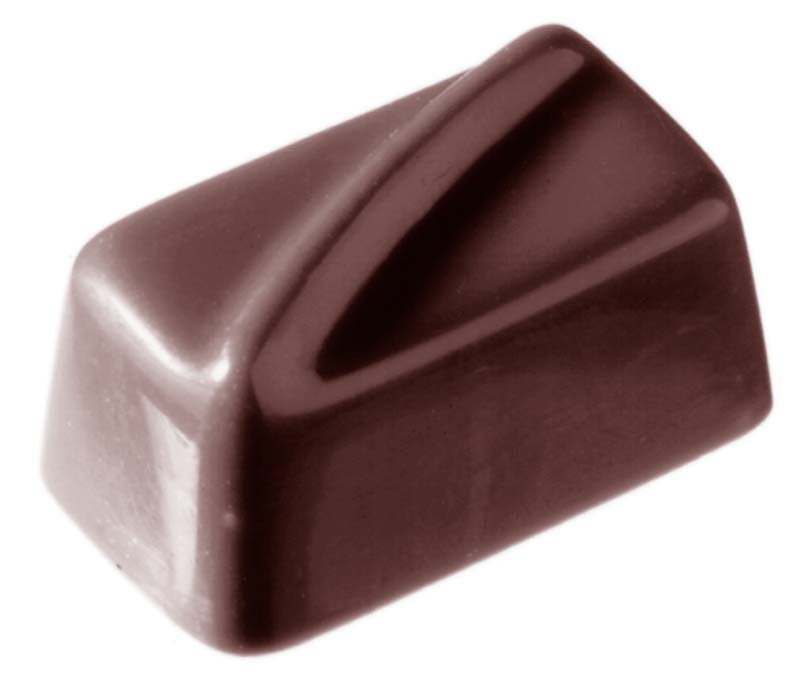 Chocolate World Frame Moulds - CW2176 - Small Block - 10gm - 33x20x15mm