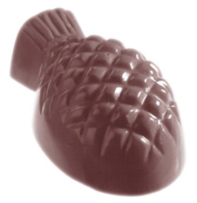 Chocolate World Frame Moulds - CW2182 - Pineapple - 13gm - 42x26x17mm