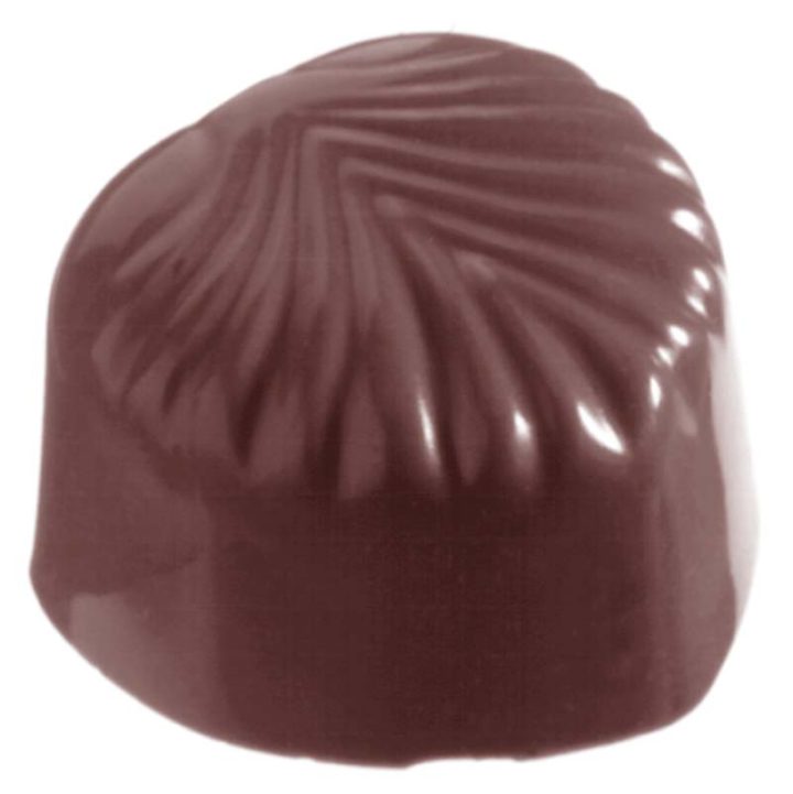Chocolate World Frame Moulds - CW2183 - Small Leaf - 12gm - 29x28x17mm