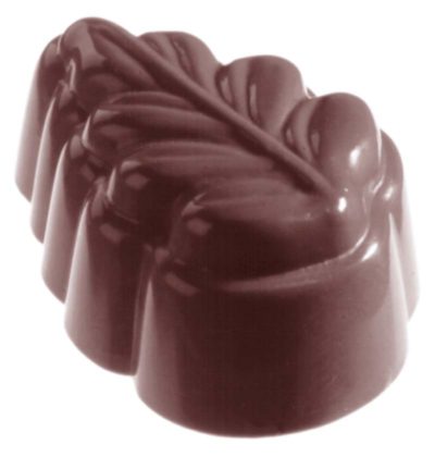 Chocolate World Frame Moulds - CW2186 - Leaf - 12gm - 37x27x18mm