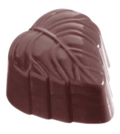 Chocolate World Frame Moulds - CW2187 - Leaf - 14gm - 37x31x16mm