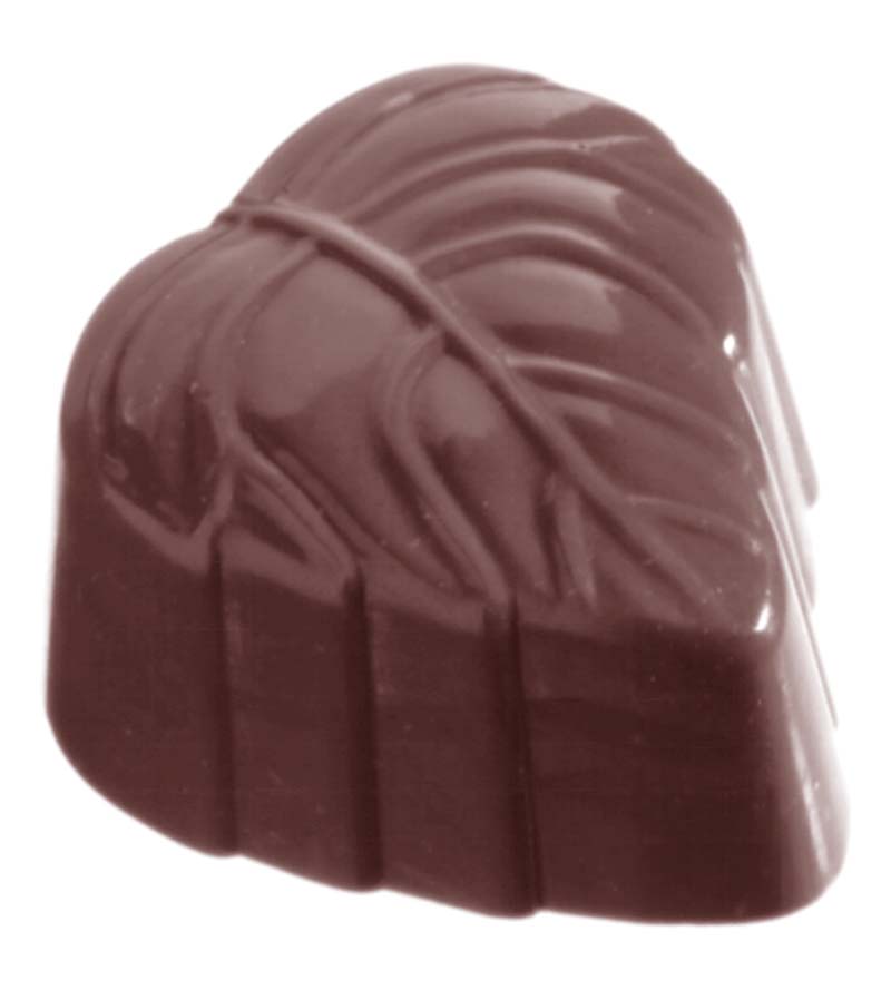 Chocolate World Frame Moulds - CW2187 - Leaf - 14gm - 37x31x16mm