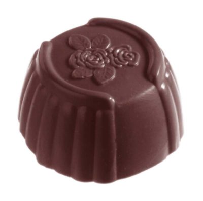 Chocolate World Frame Moulds - CW2189 - Rose - 14gm - 32x30x18mm