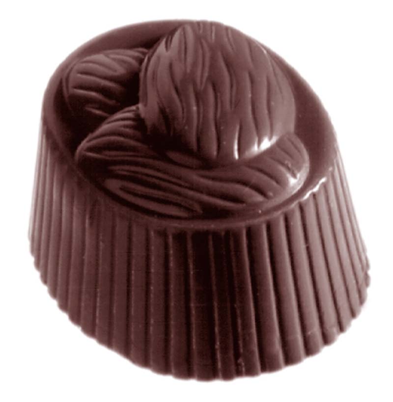 Chocolate World Frame Moulds - CW2190 - Trio Of Almonds - 16gm - 35x30x21mm