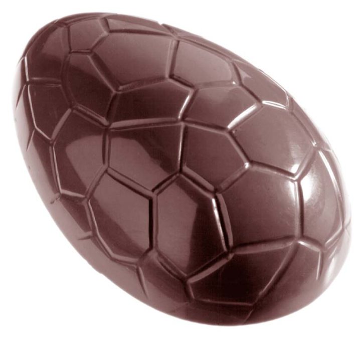 Chocolate World Frame Moulds - CW2205 - Egg Kroko 80mm - 78gm - 80x53x26mm