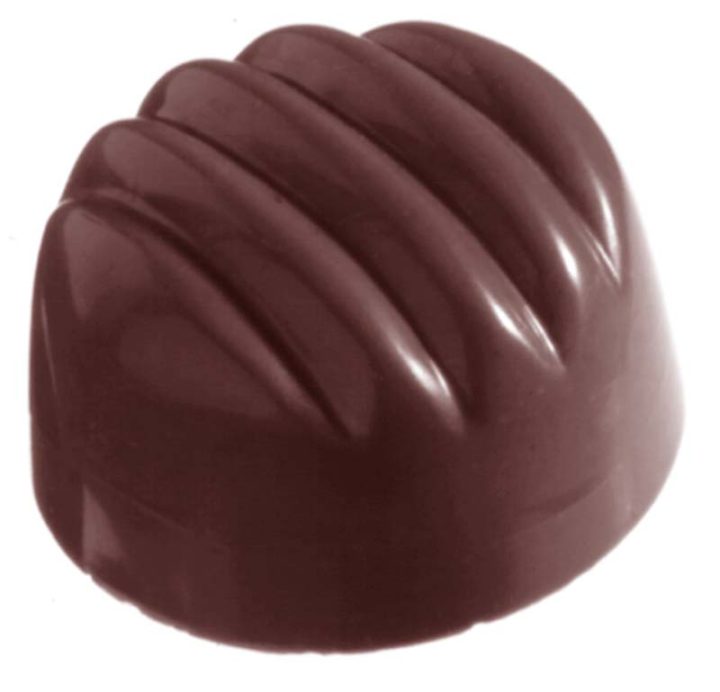 Chocolate World Frame Moulds - CW2209 - Galet - 11gm - 29x29x17mm