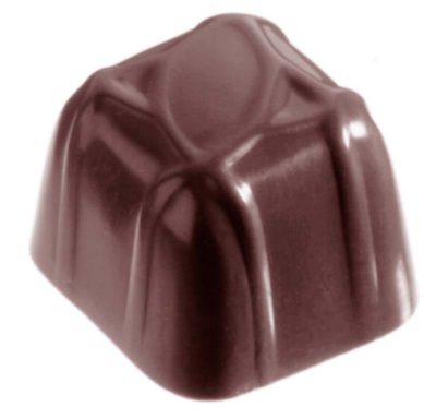 Chocolate World Frame Moulds - CW2212 - Carre Garnish - 11gm - 25x25x20mm