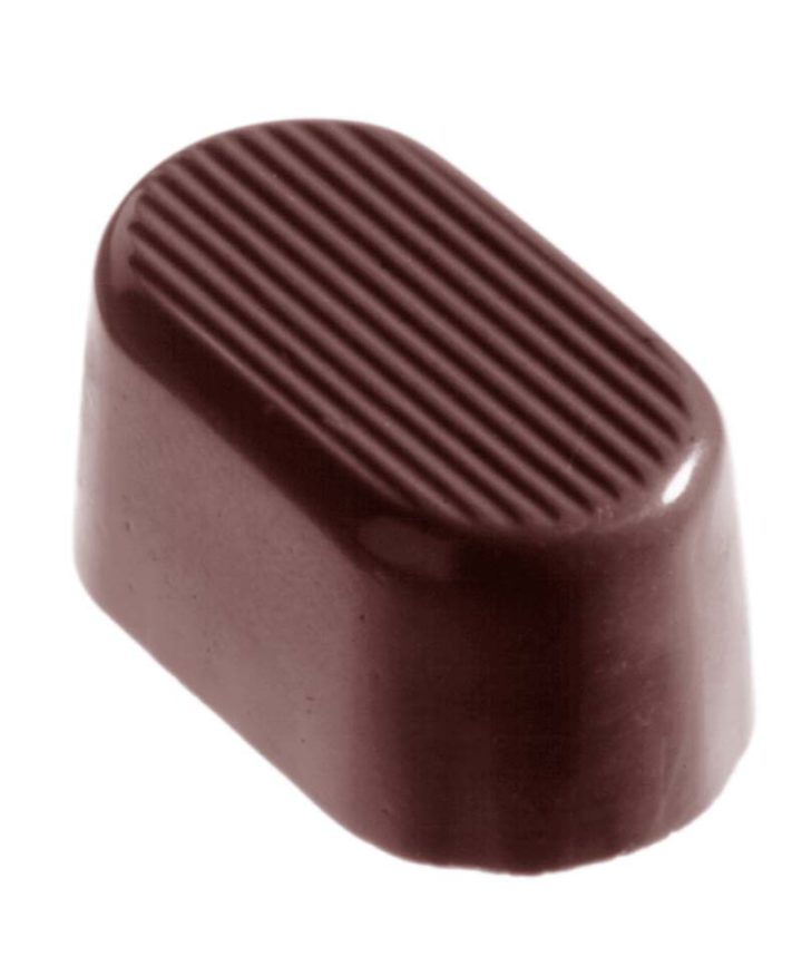 Chocolate World Frame Moulds - CW2216 - Oval Arcering - 17gm - 37x23x20mm