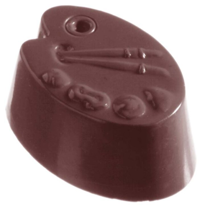 Chocolate World Frame Moulds - CW2219 - Palet - 15gm - 40x28x16mm
