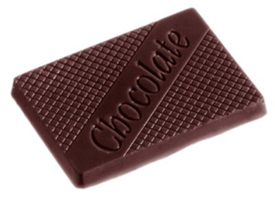 Chocolate World Frame Moulds - CW2233 - Chocolate - 5gm - 41x30x4mm