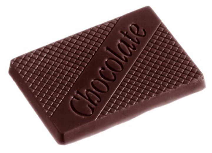 Chocolate World Frame Moulds - CW2233 - Chocolate - 5gm - 41x30x4mm