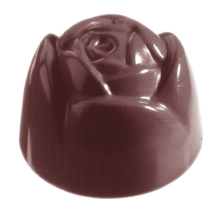 Chocolate World Frame Moulds - CW2244 - Flower - 12gm - 28x28x20mm