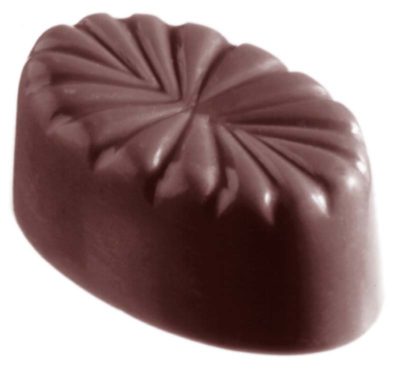Chocolate World Frame Moulds - CW2248 - French Oval - 10gm - 35x22x15mm