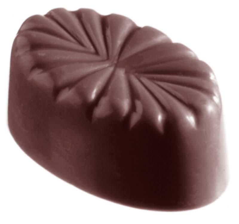 Chocolate World Frame Moulds - CW2248 - French Oval - 10gm - 35x22x15mm