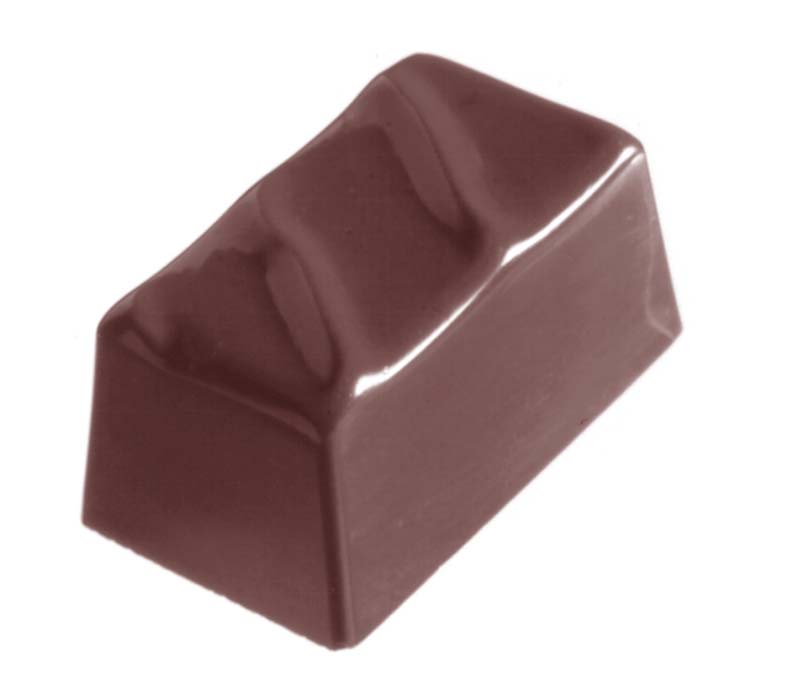 Chocolate World Frame Moulds - CW2270 - Small Block - 14gm - 35x20x17mm