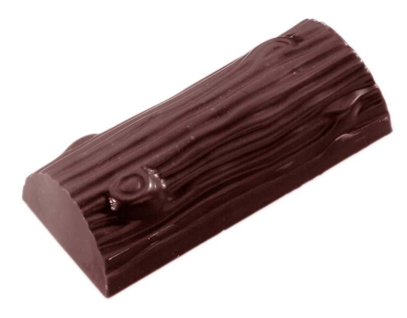 Chocolate World Frame Moulds - CW2272 - Buche 123mm - 169gm - 123x54x28mm