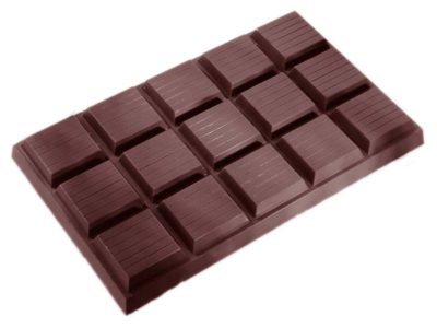 Chocolate World Frame Moulds - CW2276 - Tablet +/- 1 Kg - 1000gm - 250x160x25mm
