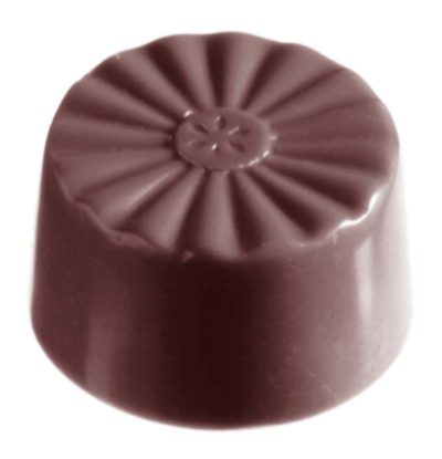 Chocolate World Frame Moulds - CW2284 - French Round - 10gm - 28x28x15mm