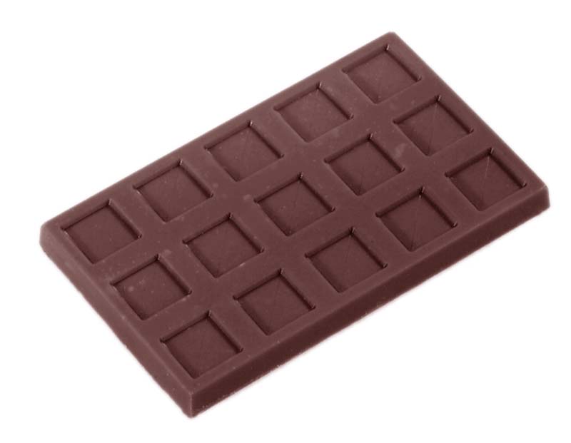 Chocolate World Frame Moulds - CW2287 - Small Waffle - 7gm - 49x29x4mm