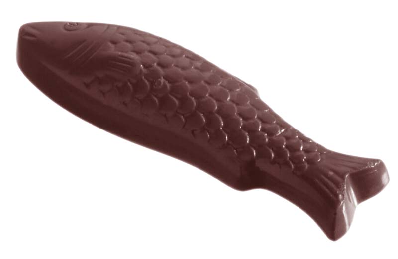 Chocolate World Frame Moulds - CW2288 - Fish - 13gm - 84x25x10mm