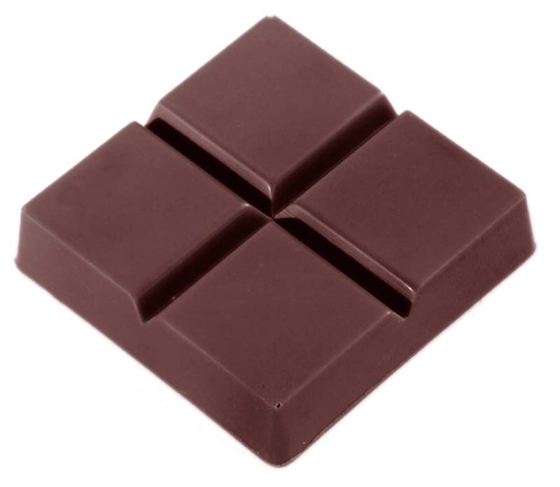Chocolate World Frame Moulds - CW2289 - Tablet - 15gm - 40x40x10mm