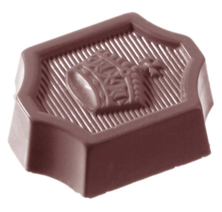 Chocolate World Frame Moulds - CW2301 - Crown - 15gm - 41x33x14mm