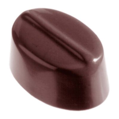 Chocolate World Frame Moulds - CW2302 - Small Bean - 9gm - 35x23x16mm