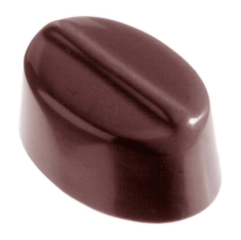 Chocolate World Frame Moulds - CW2302 - Small Bean - 9gm - 35x23x16mm