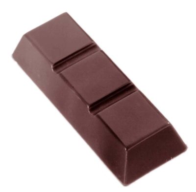 Chocolate World Frame Moulds - CW2309 - Bar - 16gm - 63x23x12mm