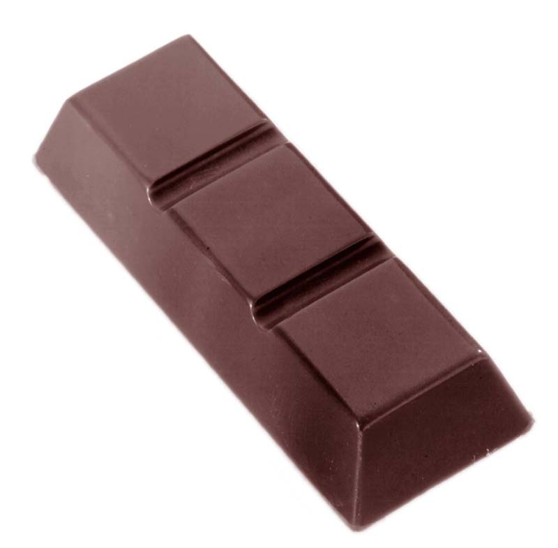Chocolate World Frame Moulds - CW2309 - Bar - 16gm - 63x23x12mm