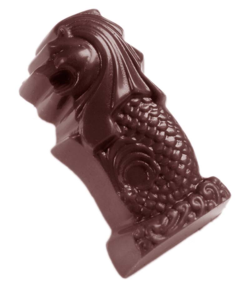 Chocolate World Frame Moulds - CW2311 - Merlion - 12gm - 43x26x18mm